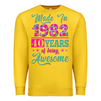 Made In 1982, 40 Years Of Being Awesome Premium Sweatshirt | Teevron
