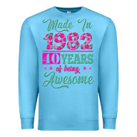 Ocean Blue made in 1982, 40 years of being awesome Premium Sweatshirt - Jasminsmagicworld
