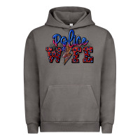 Pigment Tornado police wife with lightning bolt Urban Hoodie - CowGirlArtShop