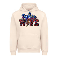 Sandshell police wife with lightning bolt Urban Hoodie - CowGirlArtShop