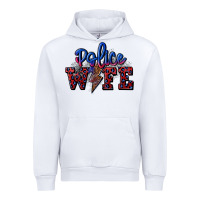 White police wife with lightning bolt Urban Hoodie - CowGirlArtShop