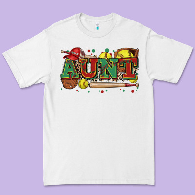 Aunt Softball Premium Tee Designed By Zillion Design Studio