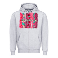Heather Grey valentines day brushstroke background brushstroke Zipper Hoodie - NancyCooperArtShop