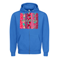 True Royal valentines day brushstroke background brushstroke Zipper Hoodie - NancyCooperArtShop