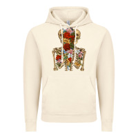 Vintage Artic flower skeleton Vintage Hoodie - RanaPortraitStore