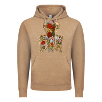 Vintage Coffee flower skeleton Vintage Hoodie - RanaPortraitStore