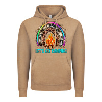 Vintage Coffee let's go camping rainbow Vintage Hoodie - JahusDesignShop