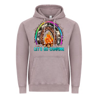 Vintage Zinc let's go camping rainbow Vintage Hoodie - JahusDesignShop