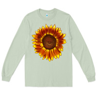 Matcha tiger eyes sunflower Long Sleeve Tee - LillyAllenDesigns
