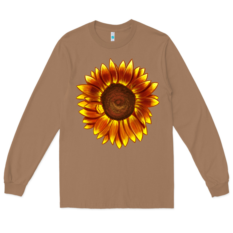 Tiger Eyes Sunflower Long Sleeve Tee by LillyAllenDesigns | Teevron