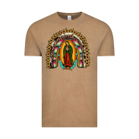 Vintage Coffee our lady of Guadalupe rainbow Vintage Tee - JahusDesignShop