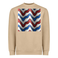 Mushroom 4th july stripes seamless pattern Heavyweight Sweatshirt - BundleAndBundleShop
