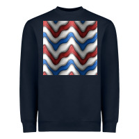 Navy 4th july stripes seamless pattern Heavyweight Sweatshirt - BundleAndBundleShop