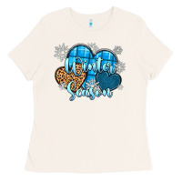 Bone snow hearts winter season Ladies Tee - Zillion Design Studio