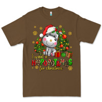 Cacao i want a hippopotamus for christmas Premium Tee - AdoDesignShop