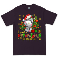 Plum i want a hippopotamus for christmas Premium Tee - AdoDesignShop