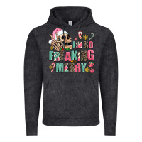 Vintage Black i m so freaking merry Vintage Hoodie - AdoDesignShop