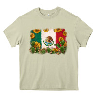 Mossy mexican flag Heavy Core Tee - Zillion Design Studio