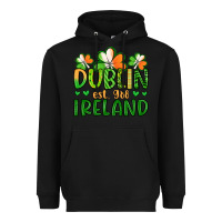 Black dublin ireland st patrick s day Heavyweight Hoodie - Artiststas