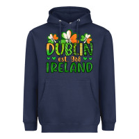 Navy dublin ireland st patrick s day Heavyweight Hoodie - Artiststas