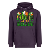 Plum dublin ireland st patrick s day Heavyweight Hoodie - Artiststas