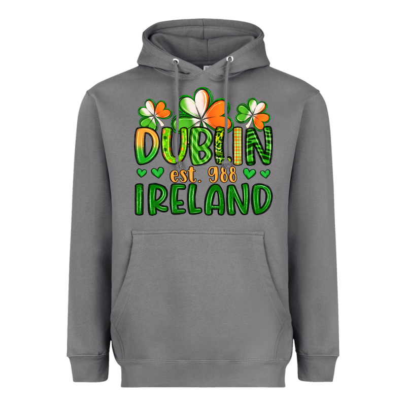 Dublin Ireland St Patrick S Day Heavyweight Hoodie by Artiststas | Teevron