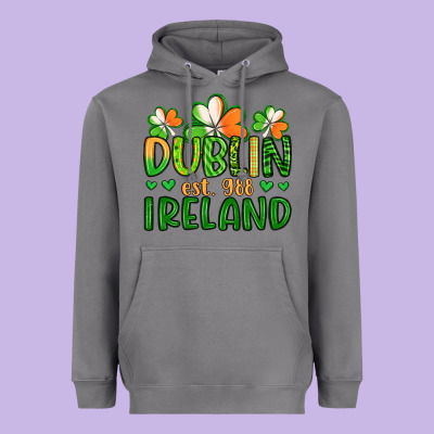 Dublin Ireland St Patrick S Day Heavyweight Hoodie Designed By Artiststas