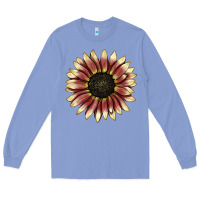 Colony Blue strawberry blonde sunflower Long Sleeve Tee - LillyAllenDesigns