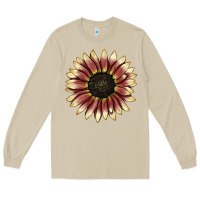 Mushroom strawberry blonde sunflower Long Sleeve Tee - LillyAllenDesigns