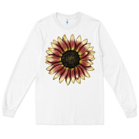 White strawberry blonde sunflower Long Sleeve Tee - LillyAllenDesigns
