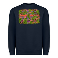 Navy cinco de mayo cactus Heavyweight Sweatshirt - Artiststas