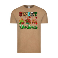 Vintage Coffee sweet Christmas with cupcake Vintage Tee - AdoDesignShop