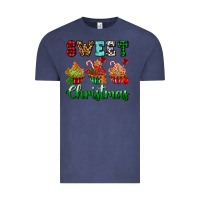 Vintage Denim sweet Christmas with cupcake Vintage Tee - AdoDesignShop