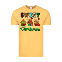 Vintage Mustard sweet Christmas with cupcake Vintage Tee - AdoDesignShop