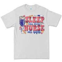Dove Grey sleep all day nurse all night Premium Tee - texasbilliewilder