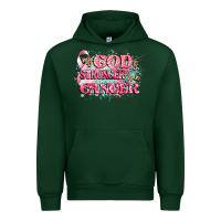 Forest Green my god is stronger than cancer Urban Hoodie - CowGirlArtShop