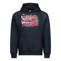 Navy my god is stronger than cancer Urban Hoodie - CowGirlArtShop