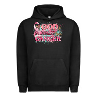 Pigment Black my god is stronger than cancer Urban Hoodie - CowGirlArtShop