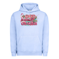 Pigment Grape Ice my god is stronger than cancer Urban Hoodie - CowGirlArtShop