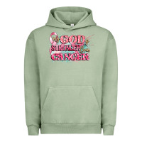Pigment Oil Green my god is stronger than cancer Urban Hoodie - CowGirlArtShop