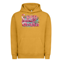 Pigment Peanut Butter my god is stronger than cancer Urban Hoodie - CowGirlArtShop