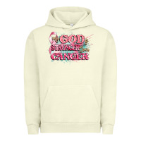 Pigment Pistachio my god is stronger than cancer Urban Hoodie - CowGirlArtShop