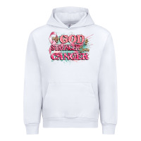 White my god is stronger than cancer Urban Hoodie - CowGirlArtShop