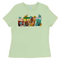 Matcha western rodeo coffee cup Ladies Tee - texasbilliewilder