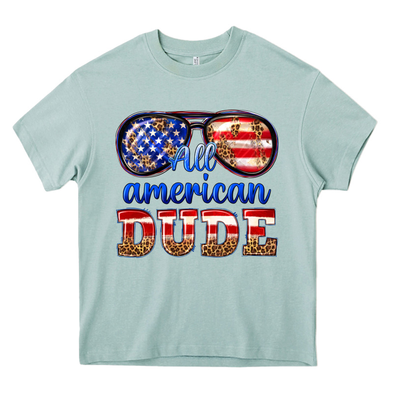 All American Dude Heavy Core Tee by texasbilliewilder | Teevron