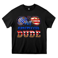 Black all american dude Heavy Core Tee - texasbilliewilder