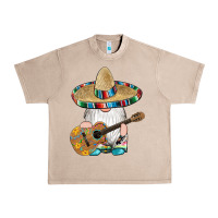 French Oak mexican gnomes guitar sombrero serape Urban Heavy Tee - Artiststas
