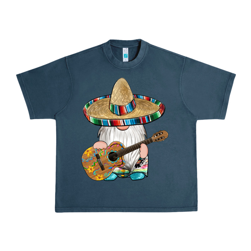 Mexican Gnomes Guitar Sombrero Serape Urban Heavy Tee by Artiststas | Teevron