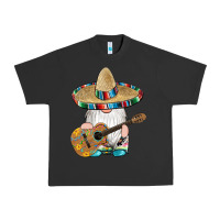 Pigment Black mexican gnomes guitar sombrero serape Urban Heavy Tee - Artiststas