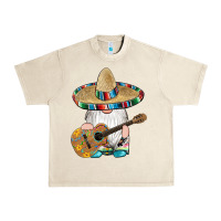 Sandshell mexican gnomes guitar sombrero serape Urban Heavy Tee - Artiststas
